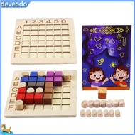 Deveodo ของเล่นบอร์ดจิ๊กซอว์1ชุดเต็มไปด้วย3D สีสันบล็อกตัวต่อเกมทางปัญญาการคิดการออกกำลังกายชิ้นส่วน