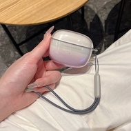 Suitable for BOWAWAJIJI Pi8 Protective Case Gradient Transparent Color B & W BOWAWAJIJI pi8 Bluetoot