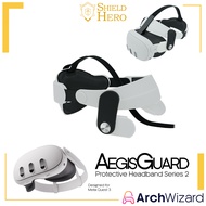 Shield Hero AegisGuard Protective Headband Series 2 for Meta Quest 3 🚀 Meta Quest 3 Accessory - ArchWizard