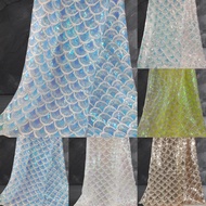 3cm Fish Scale Sequin Fabric Gauze Dress - Perfect for Weddings