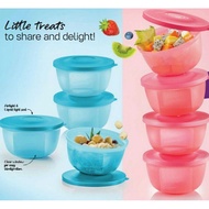 Tupperware Small Round Server 400ml tupperware blue tupperware peach tupperware bulat