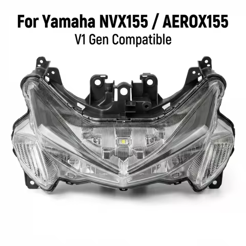 Motorcycle Headlight For Yamaha NVX155 AEROX155 AERON125 V2 2015-2019 Modified Front HeadLamp Fog Li