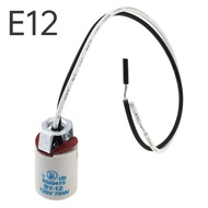 E12/E26 Socket Ceramic Candelabra Socket E12 Bulb Lamp Holder with 30cm Length Wire