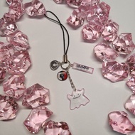 【PuCa】Ditto keychain/phone charm/cute/pokemon/宝可梦/百变怪/电话挂饰/吊坠/首饰/手机绳/百变怪挂饰/可爱/宠物小精灵/容易搭配