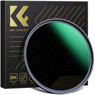 K&F Concept Nano-X ND64  6-Stop Fixed Neutral Density Lens Filter 28-Multi Coat 49/52/55/58/62/67/72