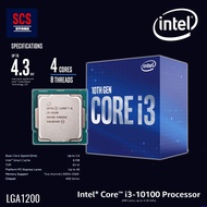 INTEL CORE i3 10100F / i3 10105 LGA1200 Processor Combo Gigabyte H410M H V3 / MSI H510M Bomber / Asrock H470M Main Board