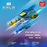 รองเท้าฟุตซอล H3 รุ่น SALA FUTSAL SHOE รหัส FS-SALA-01 รองเท้าฟุตบอล หนังไมโครไฟเบอร์ ยืดหยุ่น ทนทาน