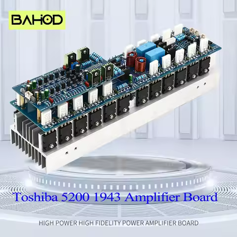 Toshiba TTC5200 TTA1943 amplifier board 1000W+1000W High Power 2.0 Channel Stereo Professional Stage