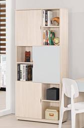 【生活家傢俱】CM-465-3：粉藍2.7尺書櫃【台中家具】展示櫃 置物櫃 兒童家具 低甲醛木心板 台灣製造