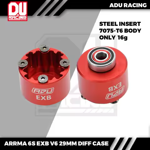 ADU RACING 7075-t6 aluminum alloy 7075-T6 29mm Diff Case for ARRMA 1/8 EXB and V6