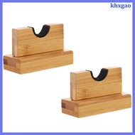 🎃 1Pair Bamboo Baseball Bat Rack for Holding Use Khaki