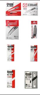 【20年五金實體店】日本 NT Cutter 界刀/刀片 (A-300/L-500系列) 全新正貨現貨