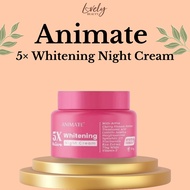 Animate 5X Active Whitening Night Cream 10 gr I Night Cream I Facial brightening Cream