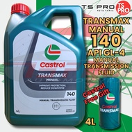 Castrol Axle Gear Oil SAE140 4L Perodua Kembara Toyota Avanza Fortuner Mitsubishi Storm Belakang Min