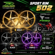 Sport Rim VOGE FR150 RAPIDO 502 160/160/17' VOGE FR150 Gold Purple Black FR Tubeless Head Accessorie