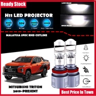 MITSUBISHI TRITON 2019-PRESENT LED Headlight Lampu LED Kereta Car LED Mini Projector H11 LED Headlig