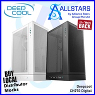 Deepcool CH270 Digital MATX Chassis (CH270-BKNDM0-G-1/CH270-WHNDM0-G-1) (Warranty 1year on switch)