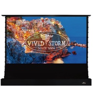 [MADE WITH 100% AUTHENTIC TAIWAN FABRIC]100" VIVIDSTORM Motorized Floor Rising ALR SCREEN for UST Pr