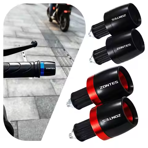 Handlebar Grips Handle Bar Cap End Plugs For Zontes 368G 703RR 703F 368 D/M/E/K/G 350V 350S 350VX 35