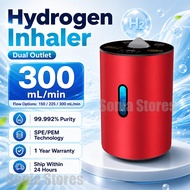 Portable 300mL/minHydrogen Inhaler Machine SPE/PEM Electrolysis 99.992% High-Purity H2 Generator wit