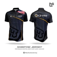 New CZ Shooting Shirt IPSC T-Shirt Jersey