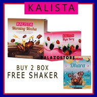 ( BUY 2BOX FREE SHAKER) Kalista Dhara Slimming Drink 3in1- Kalista Dhara Mocha Berry kalista almond fibre apple green