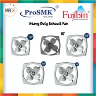 FUJIBIN Heavy Duty Exhaust Fan 12"/15"/16"/18"/24" Industrial Exhaust Fan PROSMK Heavy Duty Exhaust 
