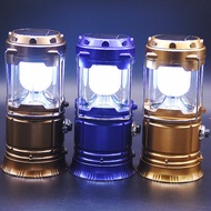 Lampu Camping Solar Emergency / Lampu Lentera Tenaga Surya Dengan Senter Solar Gratis Charger