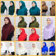 Warna Baru Khimar Umairah Tudung Labuh Bawal Khimar Kain Chiffon Ready Stock