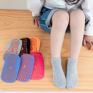 1Pair Winter Spring Anti Slip Baby Socks Kids Floor Sock Rubber Soles Boy Girl Socks Kids Adult Floor Socks Trampoline Socks