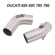Suitable for DUCATI DUCATI 695 696 795 796 Modified Exhaust Pipe Middle Section Connection Pipe