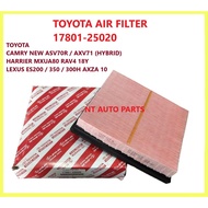 TOYOTA CAMRY ASV70 AIR FILTER 17801-25020