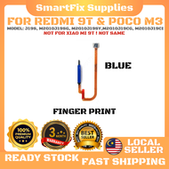 Redmi 9T/POCO M3 M2010J19CG M2010J19CI Fingerprint Finger Button Sensor Flex Cable Ribbon