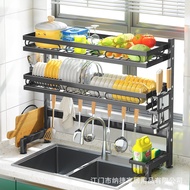Kitchen Rack Dish Rack Drain Rack Put Tableware Dish Rack Drain Dish Storage Box Above Sink Sink