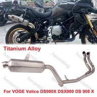 Full Exhaust System For VOGE DS900X 900DS DS900 X 2024 2025 Moto Exhaust Escape Muffler Replace Orig