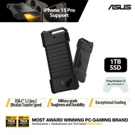 ASUS TUF Gaming AS1000 USB-C 3.2 Gen 2x1 Portable M.2 NVMe® PCIe 1TB SSD - Bundled Backup Software, PS5 &amp; Xbox Support