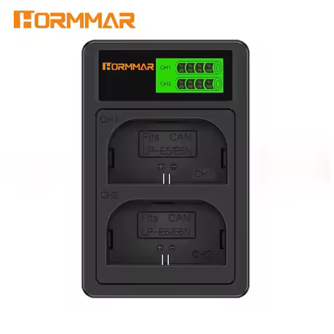 LP-E6 LP-E8 LP-E10 LP-E12 LP-E17 LPE6 LP-E6N NP-W235 NP-FW50 EN-EL14 EL14 EN-EL15 NP-BX1 LED Camera 