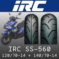 IRC SS-560 ตรงรุ่น Yamaha Aerox 155 [ยางหน้า 120/70-14] [ยางหลัง 140/70-14]