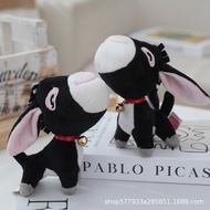 Plush Toy Little Donkey Keychain Cute Creative Bag Donkey Pendant Little Donkey Plush Doll