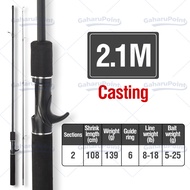 Joran Pancing CarbonTongkat Pancing 2.1M/2.4M dengan Bahan Serat KarbonJoran Pancing Carbon Fiber Ca