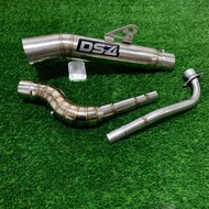 Exhaust Open Pipe For EX5 DASH 110 125 LC135 Wave 110 125 Y15ZR KRISS 100 125 SYM SRL 100 125 EZ 115