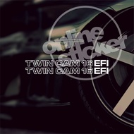 Stiker Twincam 16 EFI great corolla | cutting menyala