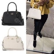 順豐包郵 Coach Mini Lillie Carryall In Crossgrain Leather (Women Crossbody Sling Shoulder Bag)