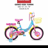 Sepeda Anak Mini Perempuan 16 Inch Genio Yummi Lipat