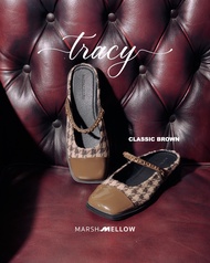 TRACY - MARSHMELLOW รองเท้าทรงMARY JANE เปิดส้น น้องใหม่