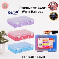 [READY STOCK] Felton A4 Plastic Document Holder/Case With Holder FFH 648 - 85MM