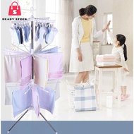 RSS_HOT SALES3Tier Foldable Clothing Drying Rack / Ampaian Penyidai Baju