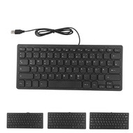 Keyboard Aa Computer USB 78 Key Mute Thin Wired Mini Interface Desktop Aa