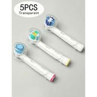 2-8pcs Electric Toothbrush Head Protective Cover, Portable Electric Toothbrush Head Protective Case,