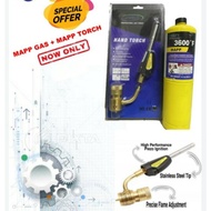 Portable brazing torch set